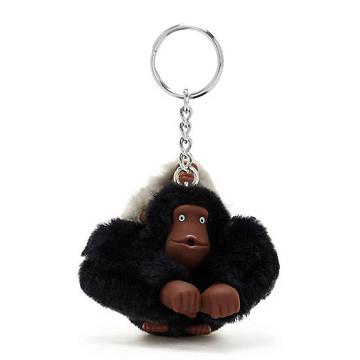 Kipling Mom And Baby Mode Sven Monkey Keychain Accessoires Zwart | NL 1271QM